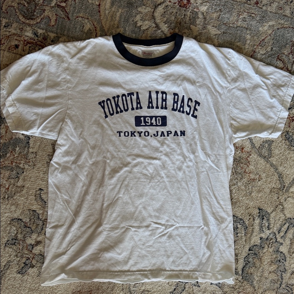 PRINTSTAR T-shirt  that reads "YOKOTA AIR BASE", "1940", and "TOKYO, JAPAN".